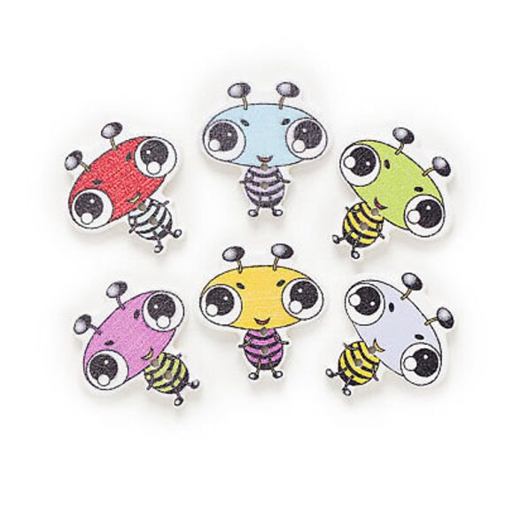 25 Pack of 2 Hole Baby Monkey Buttons For Sewing Crafts Cardmaking Scrapbooking
