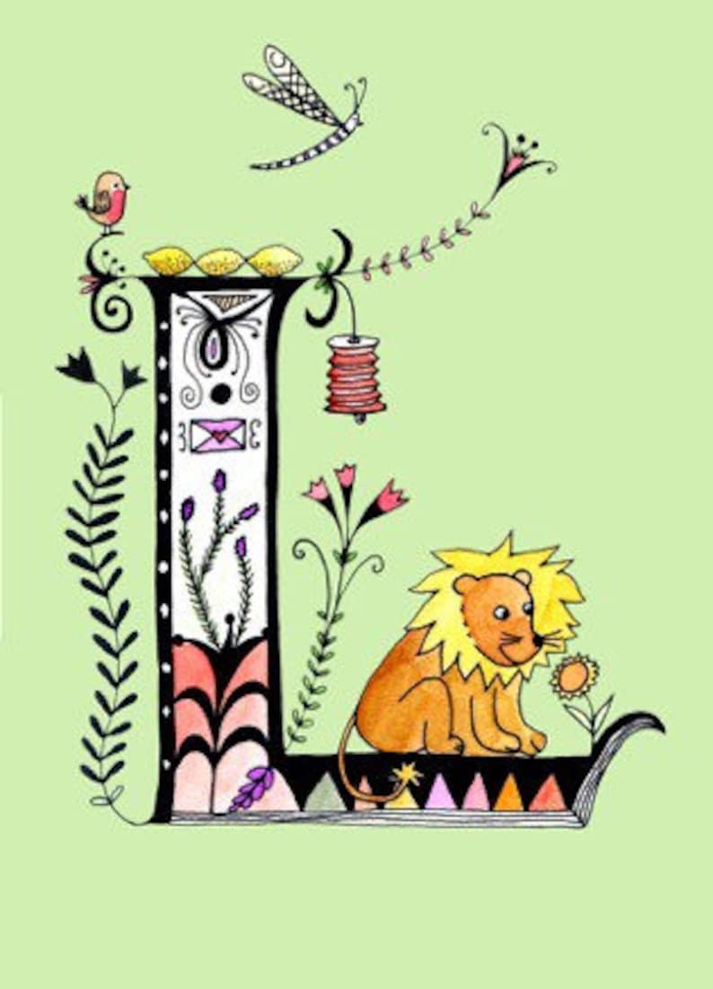 ABC Karten farbig dein Name als Postkarten selbst wählen Etsy.de