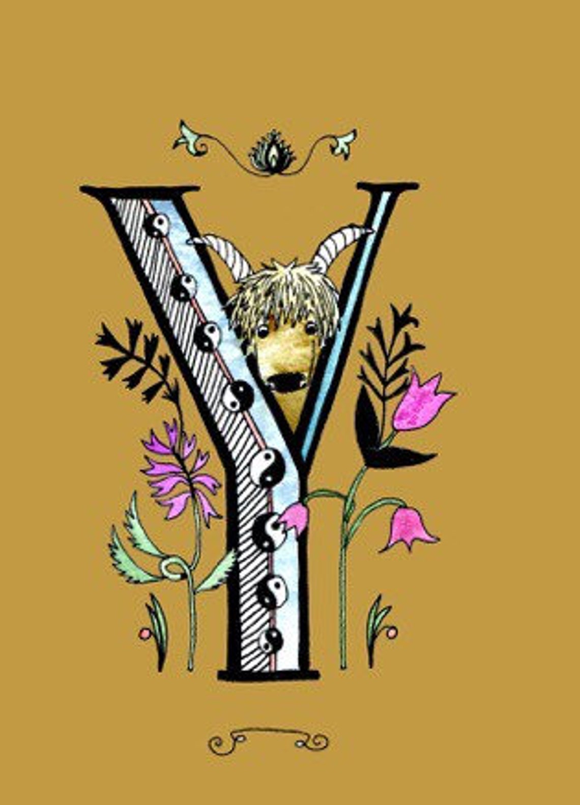 ABC Karten farbig dein Name als Postkarten selbst wählen Etsy