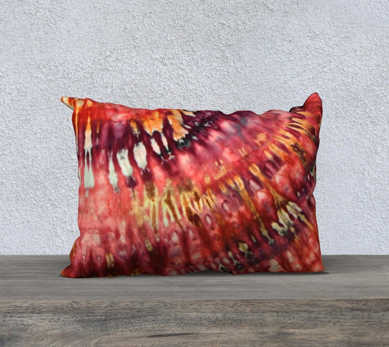Outdoor Tie Dye Throw Pillow Pink Purple Etsy