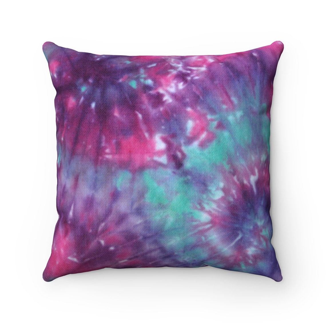 Tie Dye Throw Pillow 14x14 16x16 18x18 20x20 Square Polyester Etsy