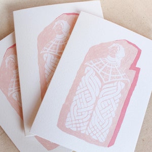 Maiden Stone/Standing Stone ilustrado A6 cartão comemorativo