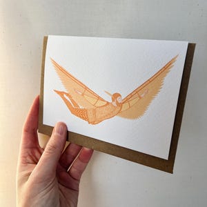 Birdman of Stirling Ilustrado A6 Cartão de felicitações