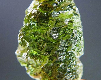 Certified Moldavite - Boulder shape - quality A+/++