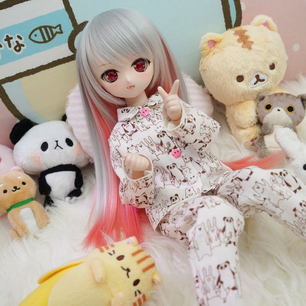 BearMart - Pajamas (Animal) for Mini Dollfie Dream & Mini Super Dollfie dolls