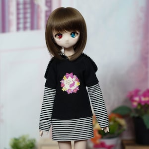 BearMart - ミニドルフィードリームドール用フード付きスウェットシャツC