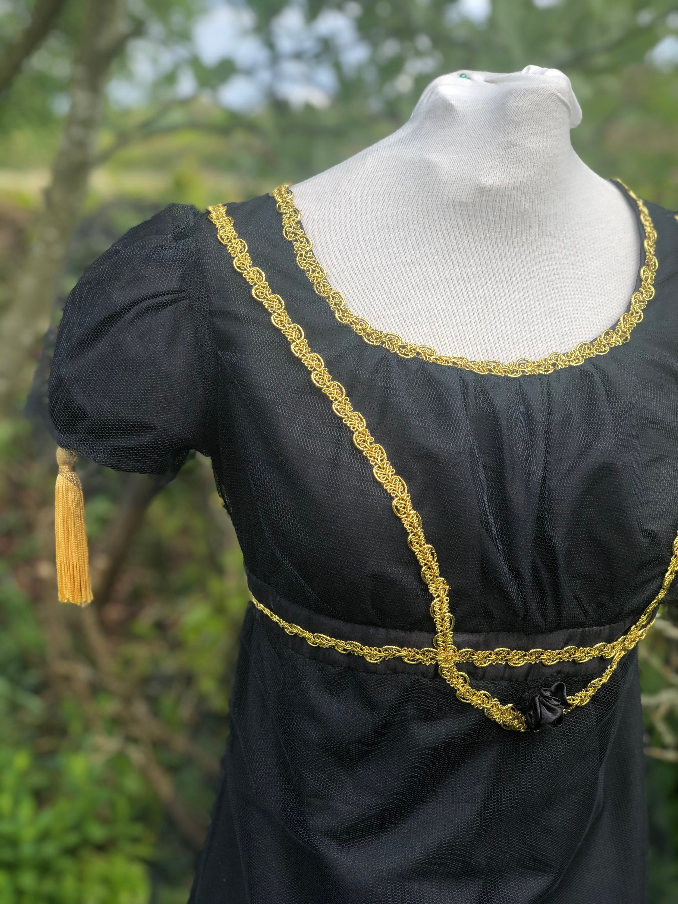 empire line dress 18th century