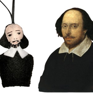 William Shakespeare hanging decoration, Literature, Writer