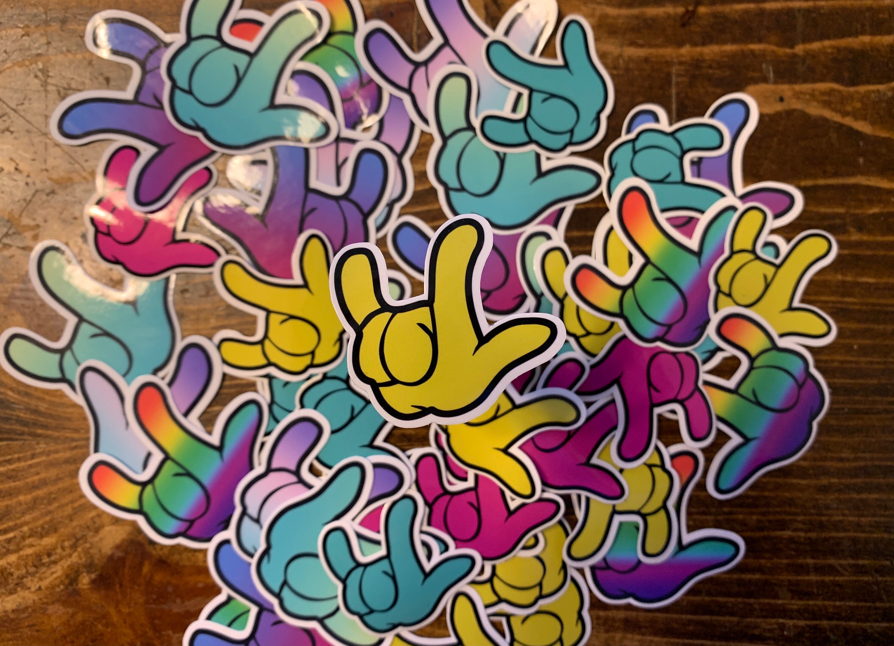 I Love You American Sign Language Handshape Etsy UK