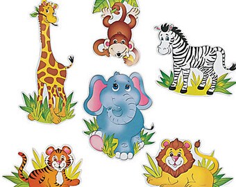 animals in the zoo etsy