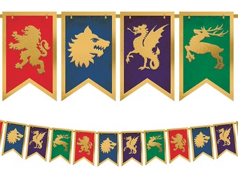 banner medieval etsy