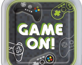 24 ct Video Game Party Dessert Plates