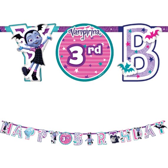 Vampirina Banner Kit Vampirina Vampirina Custom Etsy