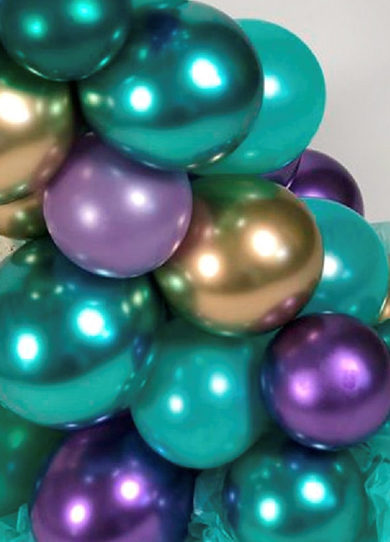 Mermaid Balloons Mermaid Party Little Mermaid Mermaid Party Etsy