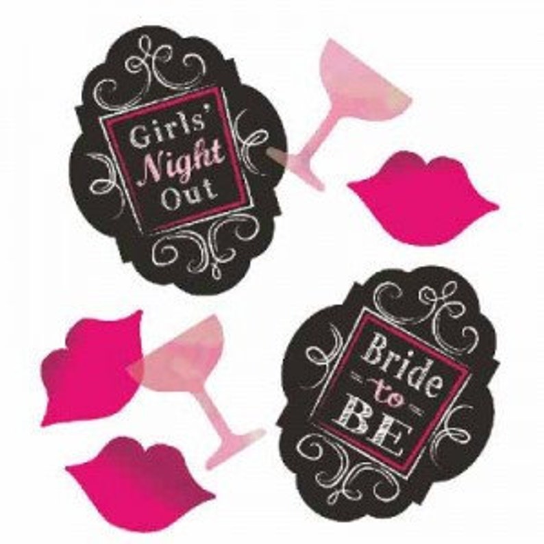 Elegant Bridal Shower Bash Confetti