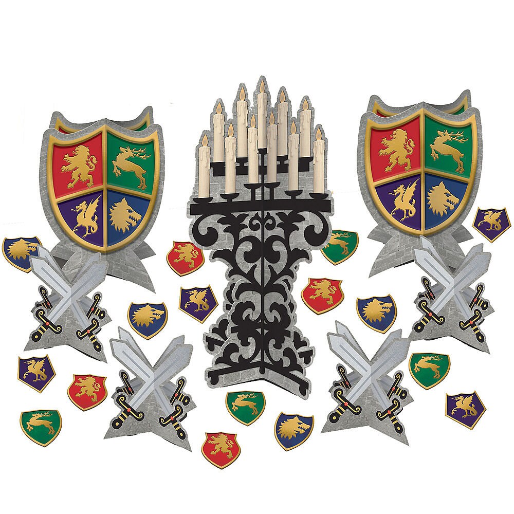 Knights Centerpiece Medieval Party Knight Party Knights Etsy