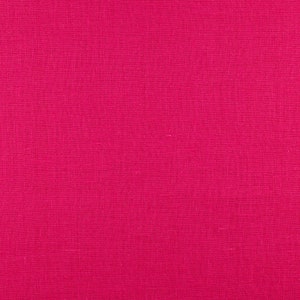 Pair of Magenta Linen Shams Tailored Bedding Modern Cheerful Bedding Made to Order in the USA image 3