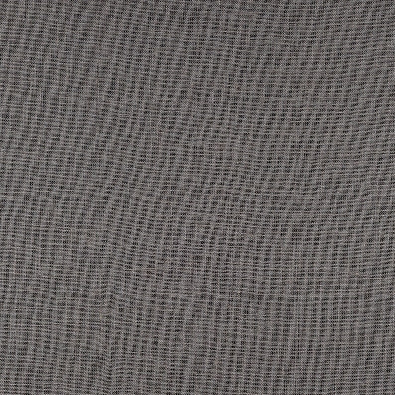 Metropolitan Gray Linen Table Cloth Washable Linen Neutral Tablecloth Market Linen 70 x 56 Made in Atlanta image 5