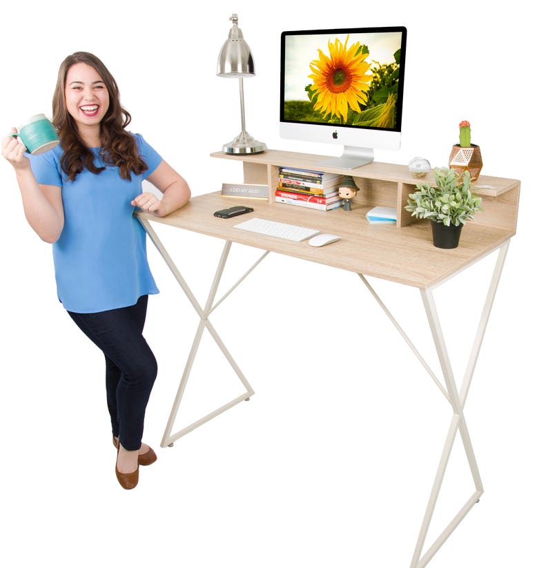 Standing Desk For Home Joy By Stand Steady Maple Finish Modern Up At