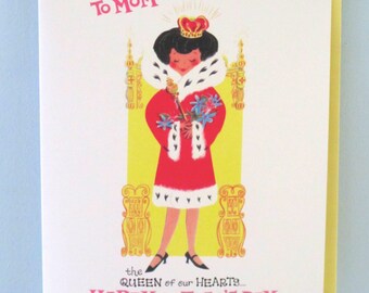 Vintage Style Muttertagskarte Queen von Writeables