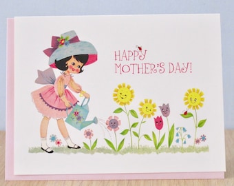 Vintage Style Happy Mother's Day Karte von Writeables