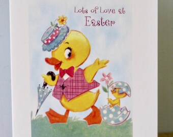 Easter Greeting Card Chick by writeables