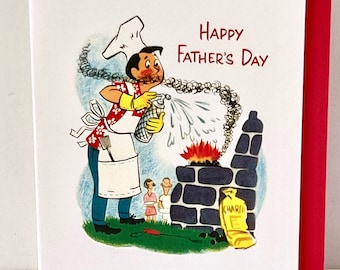 Vintage Style Father's Day Greeting Card by writeables