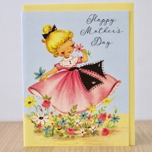 Tarjeta del Día de la Madre con estilo vintage de writeables