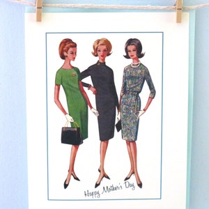 Tarjeta del día de la madre con estilo vintage de writeables