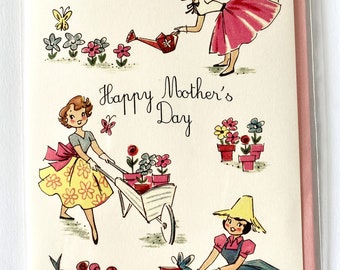 Vintage Style Happy Mother's Day Karte von Writeables