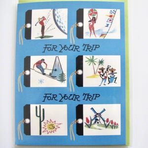Wenskaart voor je reis Vakantie Bon Voyage van writeables