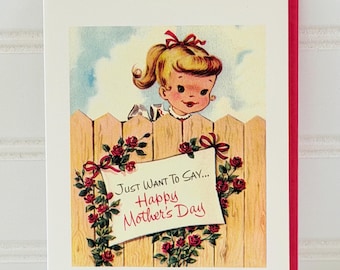 Vintage Style Happy Mother's Day Karte von Writeables
