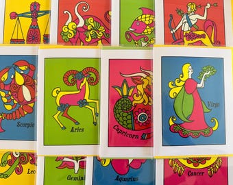 Horoskop Sternzeichen Geburtstagskarten Löwe-Steinbock