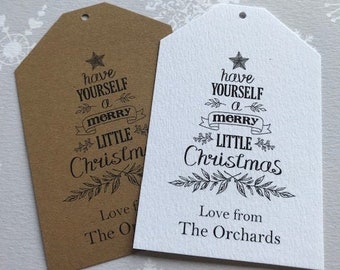 Christmas gift tags | Etsy UK