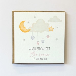 Personalised It's A Girl New Baby Card, New Baby Girl Card, New ...