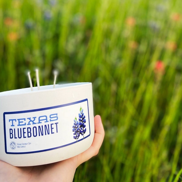 Texas Bluebonnet Candle