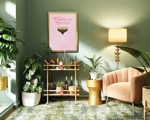 Espresso Martini Print (Pink)