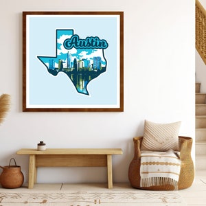 Austin, TX Print