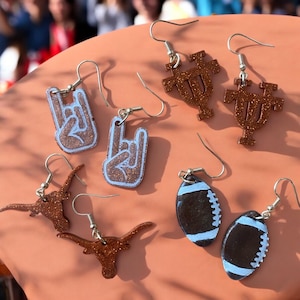 University of Texas Earrings