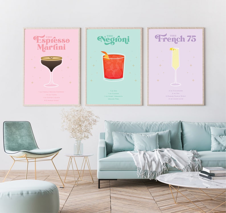 Espresso Martini Druck (rosa) Bild 5