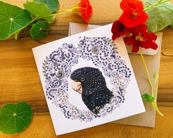 Australian Cockatoo Greeting Card