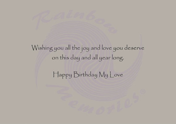 Happy Birthday To The Love Of My Life Etsy Ireland