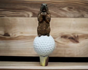 Golf Ball Gopher Caddyshack Beer tap handle