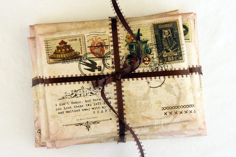 Victorian Engagement Ring Box Add Your Custom Text Victorian Love Letters Wedding Ring Bearer Box Vintage Steampunk Wedding Proposal