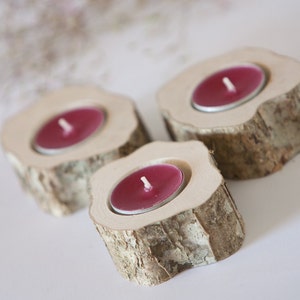 20 log candle holders, tea light holder, woodland wedding centerpiece, rustic wedding decor, home decor, country wedding, christmas decor