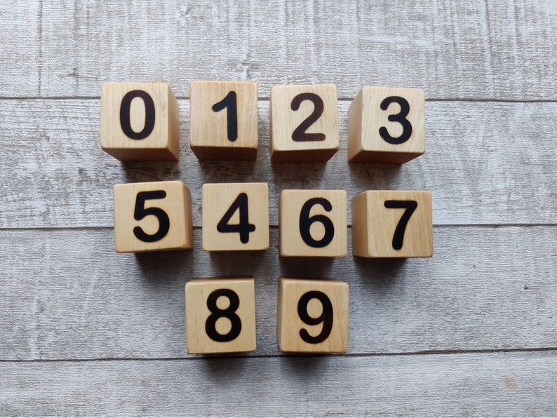 German Alphabet Wooden Blocks Blocks With Letter and Numbers - Etsy