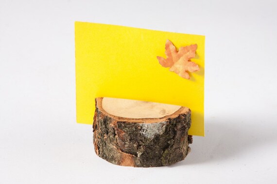 75 Rustic Wedding Table Number Holder Place Card Holder Name | Etsy