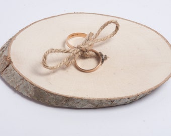 Rustic ring bearer pillow, rustic ring holder, rustic ring box, wedding decoration, woodland wedding decor