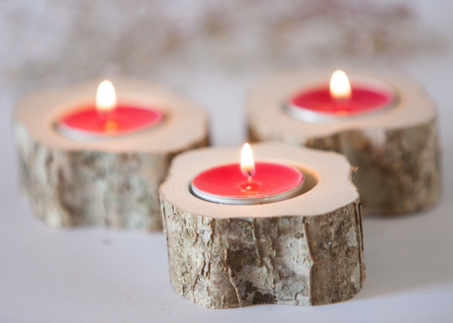 10 Log Candle Holders, Tea Light Holder, Woodland Wedding 10 Log Candle Holders, Tea Light Holder, Woodland Wedding