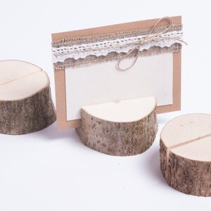 70 porta-número de mesa de casamento rústico, porta-cartão de lugar, porta-cartão de visita, porta-etiqueta de nome, suporte de número de mesa, decoração de casamento rústico